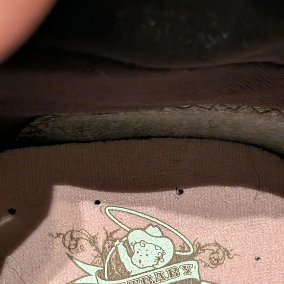 Tan Suede Western Boots with Embroidery - Picture 8 of 10